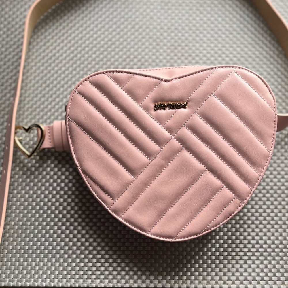 Betsey Johnson Heart Belt Bag
